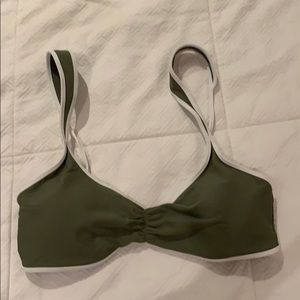Green swim top